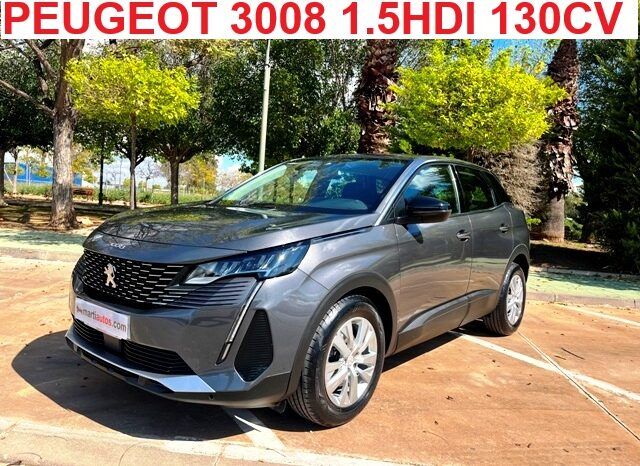PEUGEOT 3008 ACTIVE PACK 1.5HDI 130CV MODELO 2022 lleno