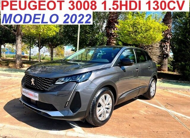 PEUGEOT 3008 ACTIVE PACK 1.5HDI 130CV MODELO 2022 lleno