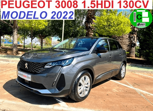 PEUGEOT 3008 ACTIVE PACK 1.5HDI 130CV MODELO 2022 lleno