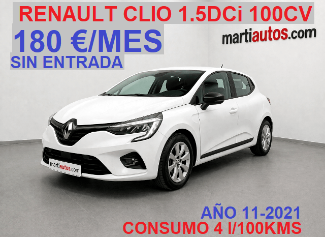 RENAULT CLIO (V) BUSINESS 1.5DCi 100CV 6 VELOCIDADES AÑO 11-2021 lleno