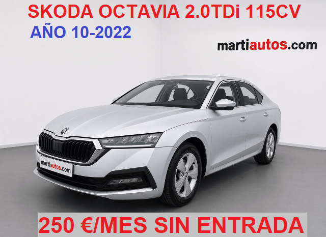 SKODA OCTAVIA AMBITION 2.0TDi 115CV AÑO 10-2022 lleno