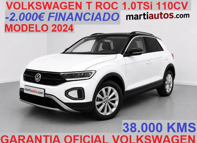 VOLKSWAGEN T ROC ADVANCE 1.0TSi 110CV MODELO 2024 lleno