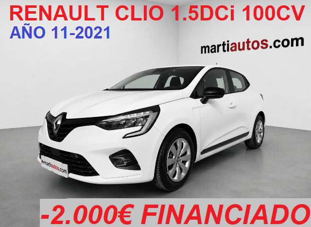 RENAULT CLIO (V) 1.5DCi 100CV 6 VELOCIDADES AÑO 11-2021 lleno